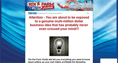 Desktop Screenshot of koifarmguide.com